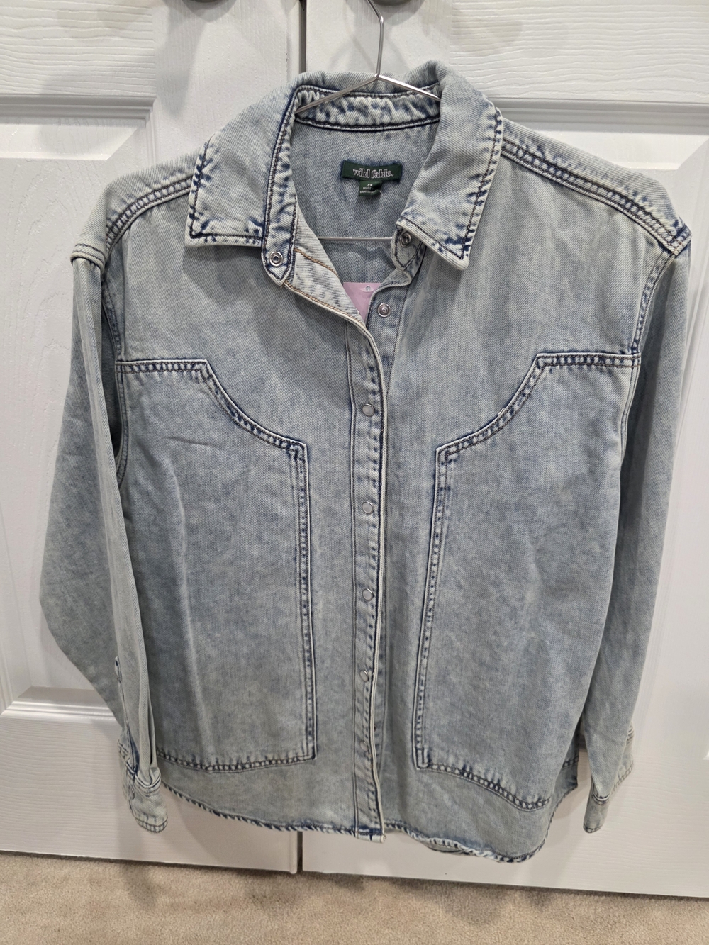 wild fable Light Wash Blue Denim Jacket
